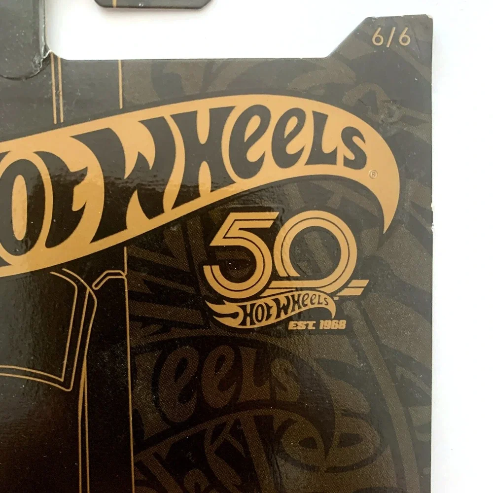 2018 Hot Wheels 50th Anniverary Black and Gold‎ '65 Ford Ranchero 6/6